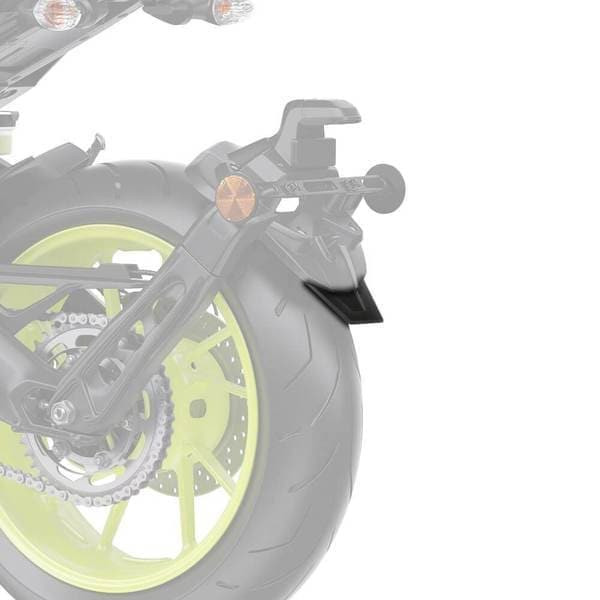 Pyramid Plastics Pyramid spray guard extension | matte black | yamaha mt-09 2017>2020